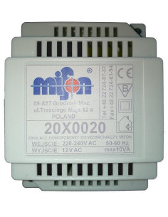 Elektronski sklop – trafo u kućištu 20x002012VAC 0,8A