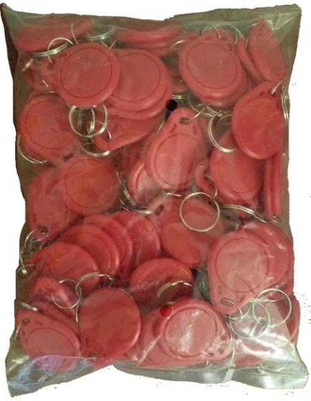 Pakovanje od 100 kom. crvenih TAG-ova 125KHz Pakovanje od 100 kom. crvenih TAG-ova 125KHz