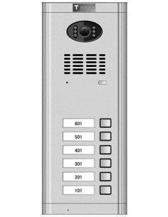 Tastaura sa kolor kamerom i 6 tastera CM-02NE-6-KOLOR SILVER
