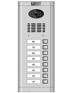 Tastaura sa kolor kamerom i 8 tastera CM-02NE-8-KOLOR SILVER