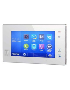 Unutrašnja jedinica video interfona DT47MG(V2)/TD7-W, 7“ touch screen ekran – BELI